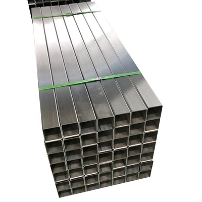 HL Finish Stainless Steel Pipe Square Aisi 201 202 304L 316L RHS SHS برای دکوراسیون
