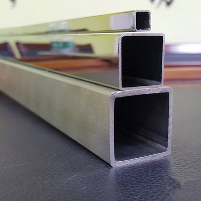 Mirror Finish SHS Stainless Steel Welded Pipe Pipe Pipe AISI 201 202 304 2B