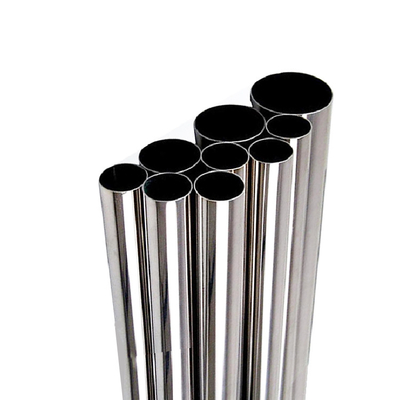 لوله های جوش داده شده 2 Sch 10 فولاد ضد زنگ 410 347 50mm 55mm 2B BA No.4 8K Polish